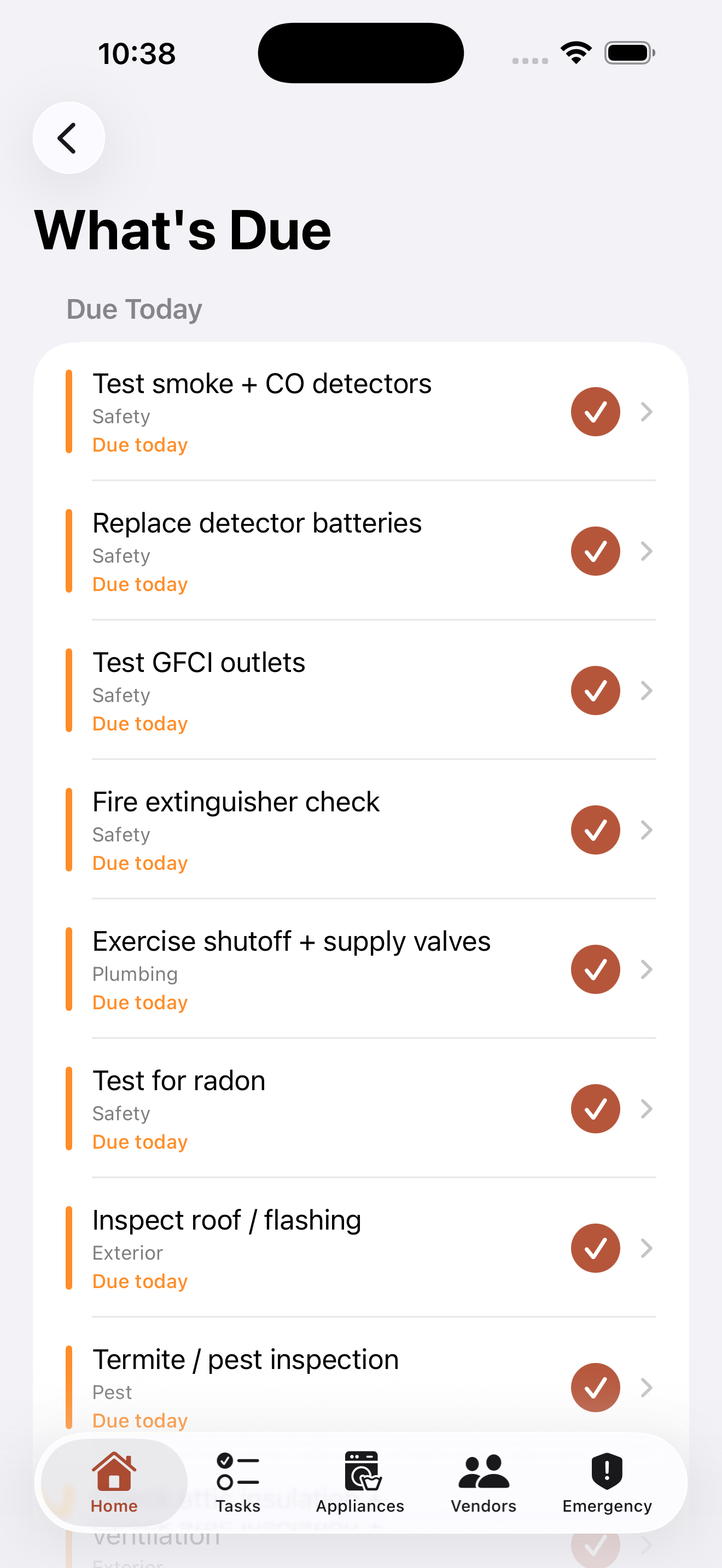 What's Due dashboard grouped by overdue, this week and this month